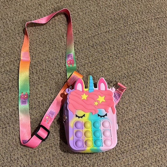 Unicorn Princess Halloween Costume with Purse - NWT - in two big girl sizes - Picture 10 of 11